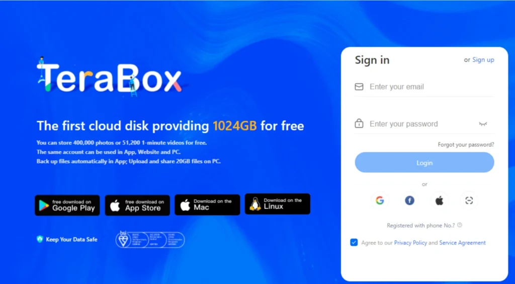 TeraBox for PC Latest Version(Windows/Mac/Linux) 5 Screenshot 2025 01 17 111056